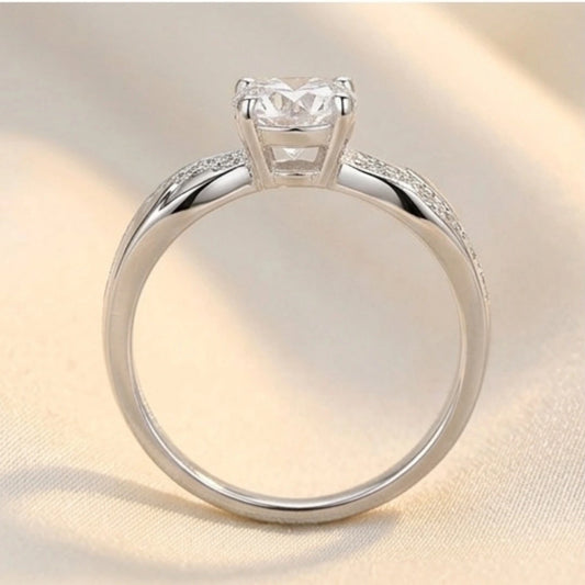 Moissanite Diamond Ring | D-Color