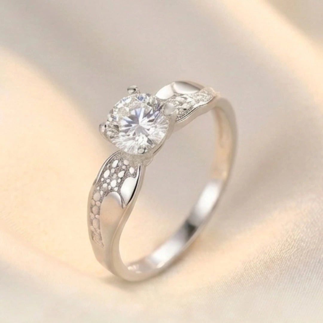 Moissanite Diamond Ring | D-Color