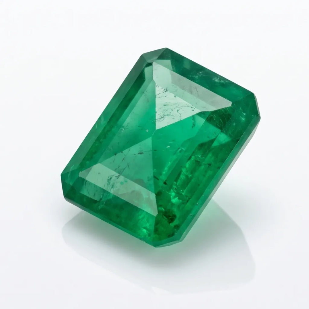 Natural Emerald (Zamrud) 10.65 Carat Certified Green Gemstone