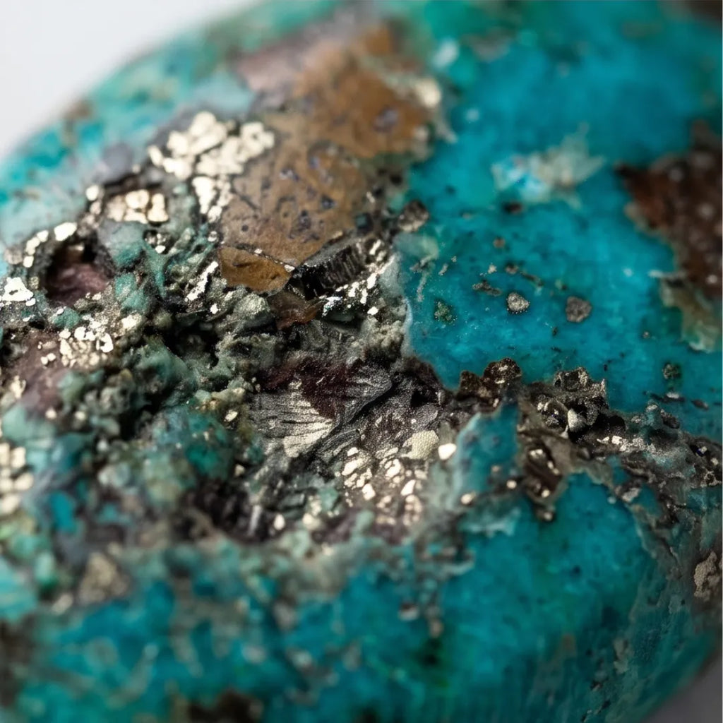 Natural Turquoise (Ferooza) 18.00 Carat Certified Blue Gemstone