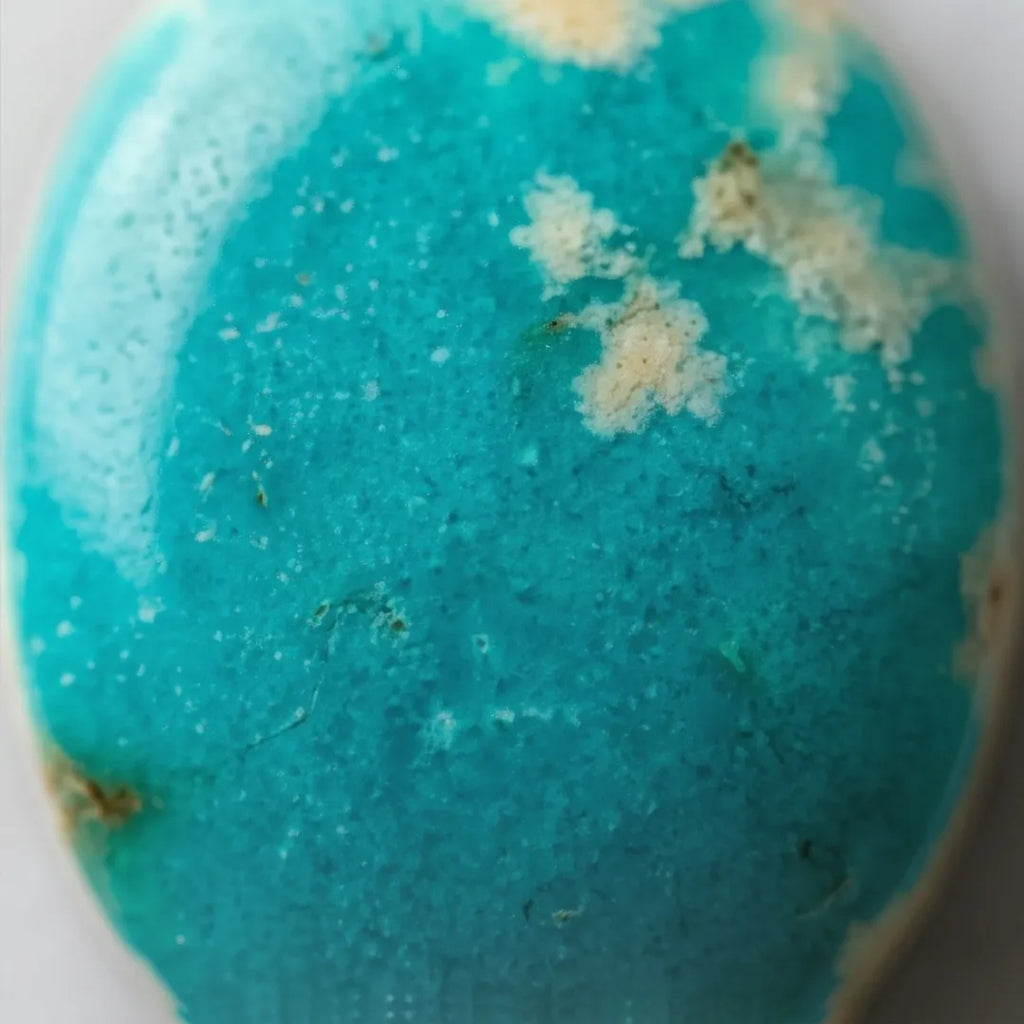 Natural Turquoise (Ferooza) 2.74 Carat Certified Blue Gemstone