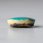 Natural Turquoise (Ferooza) 2.74 Carat Certified Blue Gemstone