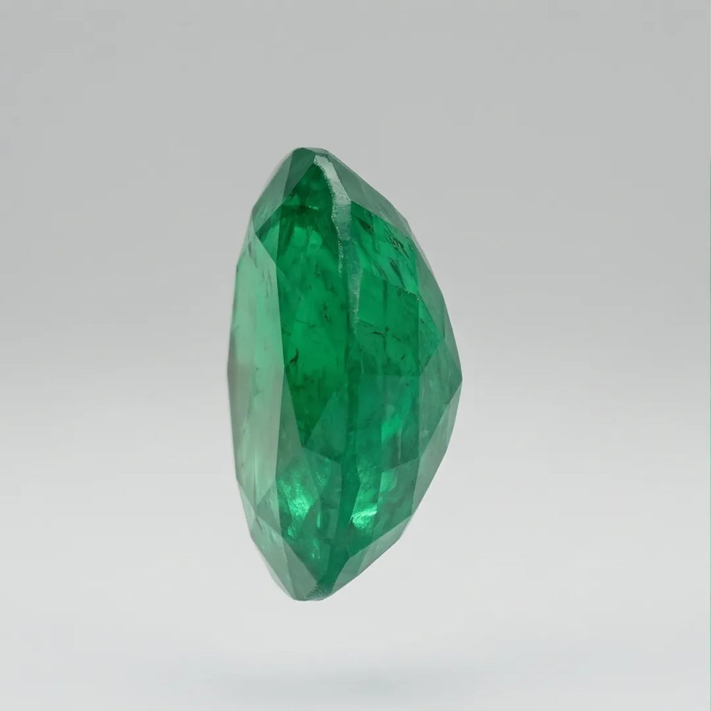 Natural Emerald (Zamrud) 8.5 Carat Certified Green Gemstone