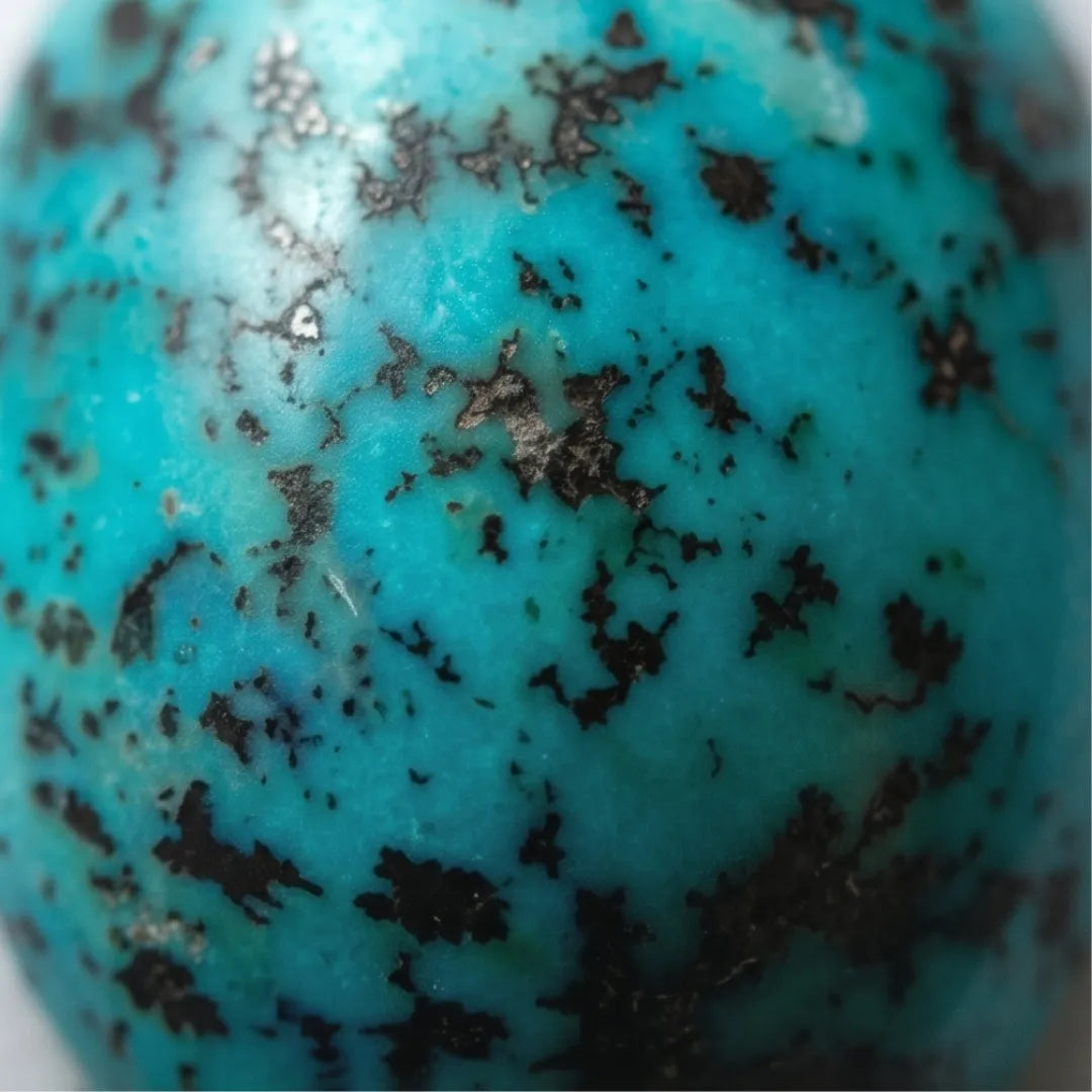 Natural Turquoise (Ferooza) 3.15 Carat Certified Blue Gemstone