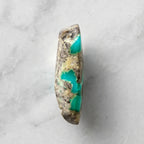 Natural Turquoise (Ferooza)3.50 Carat Certified Blue Gemstone