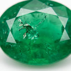 Natural Emerald (Zamrud) 5.90 Carat Certified Green Gemstone