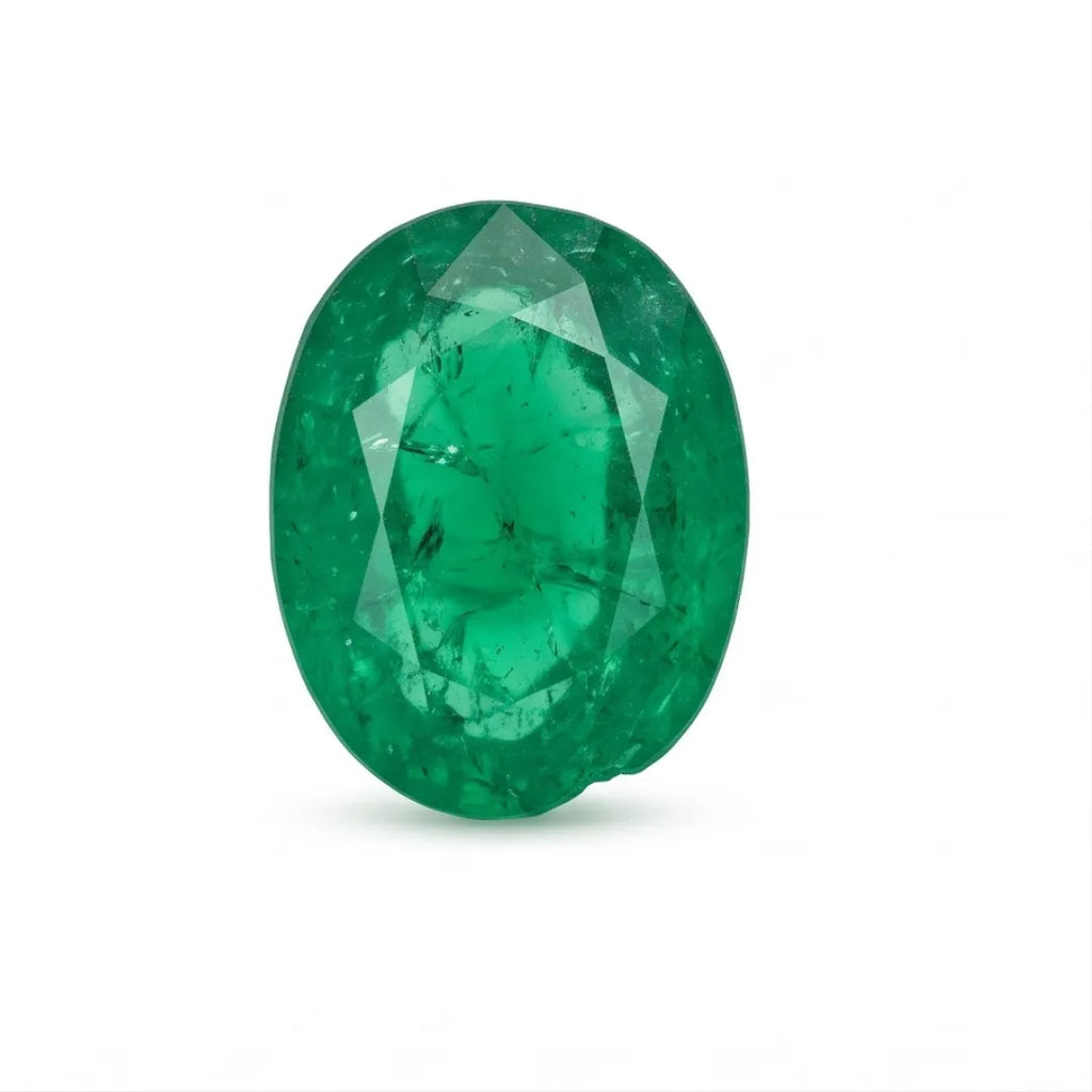 Natural Emerald (Zamrud) 7.5 Carat Certified Green Gemstone