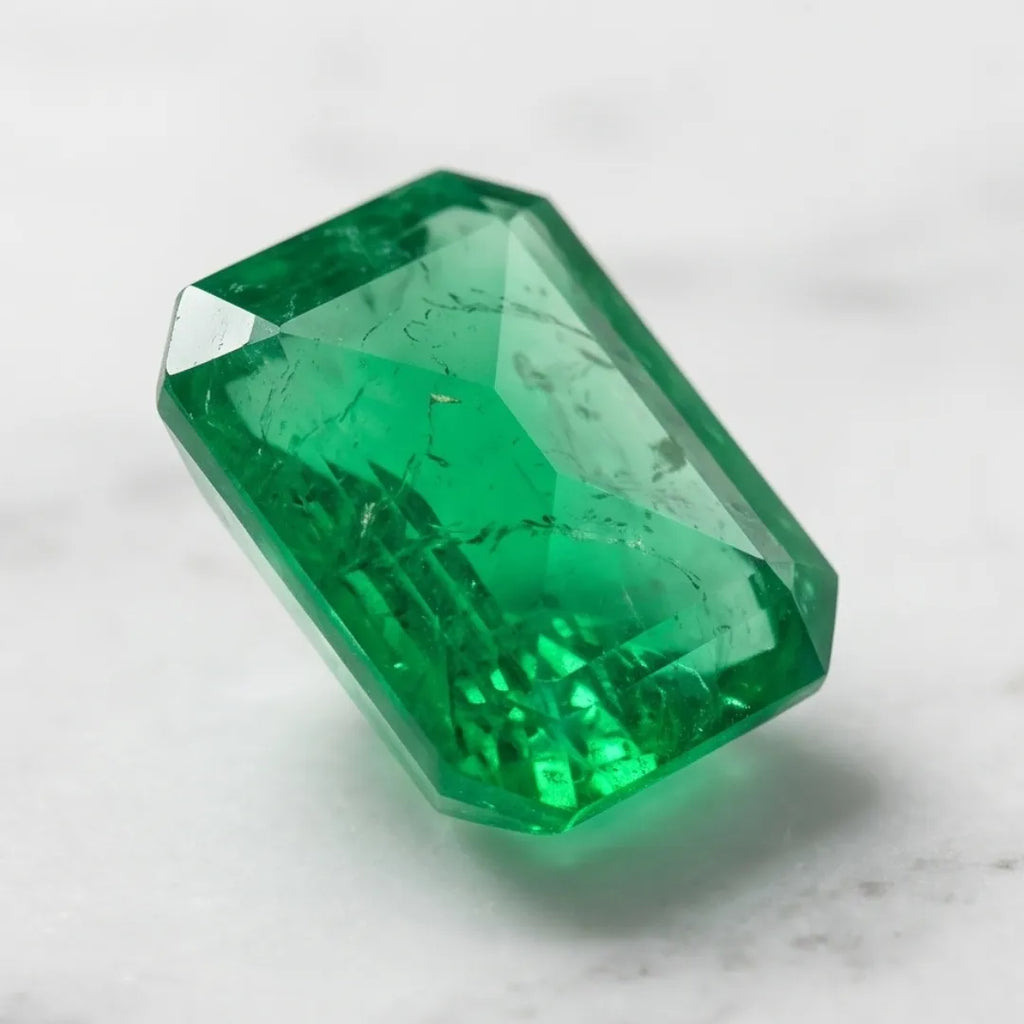 Natural Emerald (Zamrud) 7.45 Carat Certified Green Gemstone