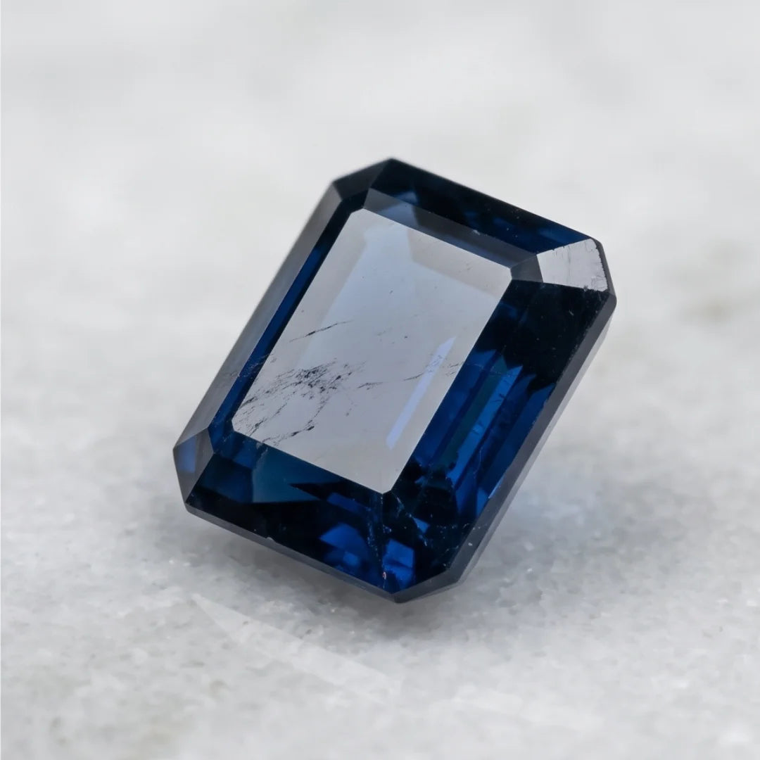 Natural Blue Sapphire (Neelam) – 3.10 Carat Certified Gemstone