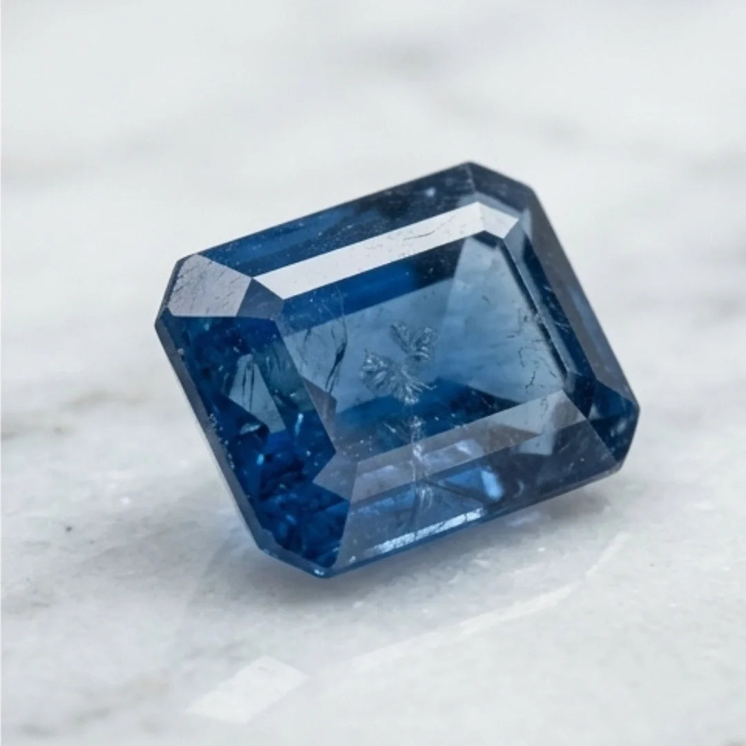 Natural Blue Sapphire (Neelam) – 3.55 Carat Certified Gemstone