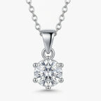 1 Carat Moissanite Pendant | D-Color & VVS1 Clarity | CODE: MP-10
