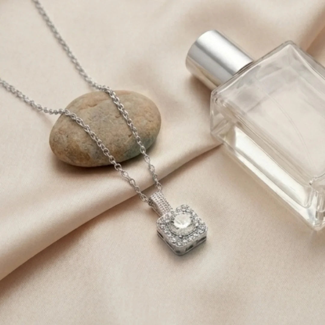 1 Carat Moissanite Pendant | D-Color & VVS1 Clarity | CODE: MP-12