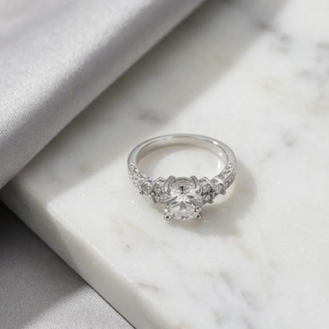 Moissanite Ring | D-Color Stone