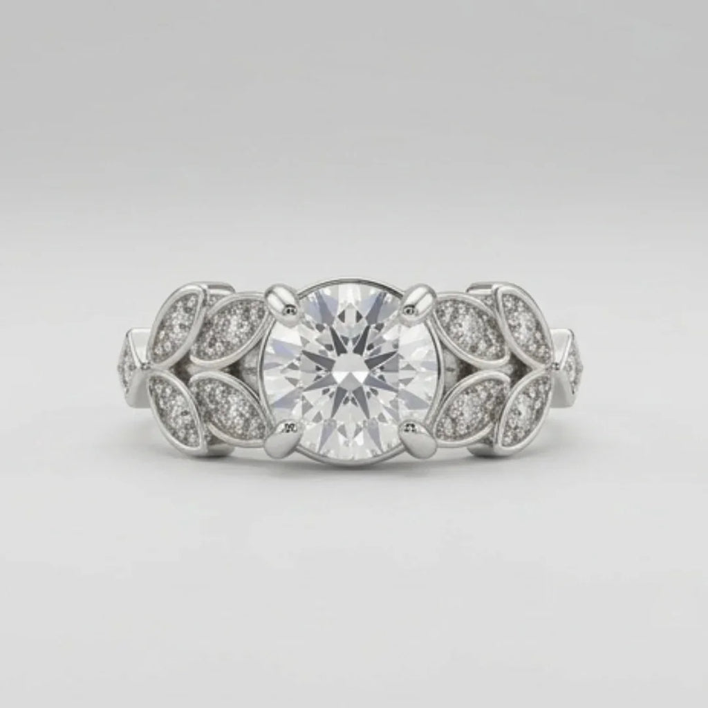 2 Carat Moissanite Ring | D-Color Stone | Code MR-12