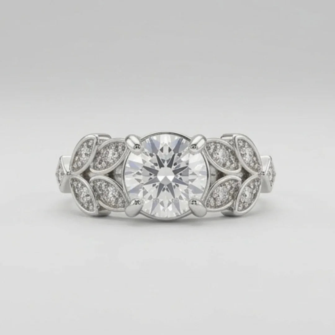 2 Carat Moissanite Ring | D-Color Stone | Code MR-12
