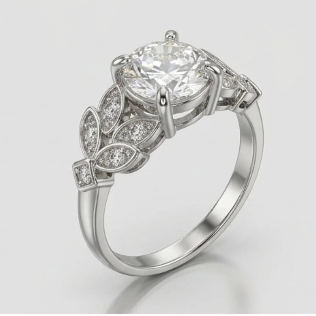 2 Carat Moissanite Ring | D-Color Stone | Code MR-12