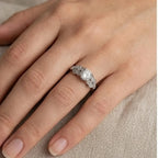 2 Carat Moissanite Ring | D-Color Stone | Code MR-12