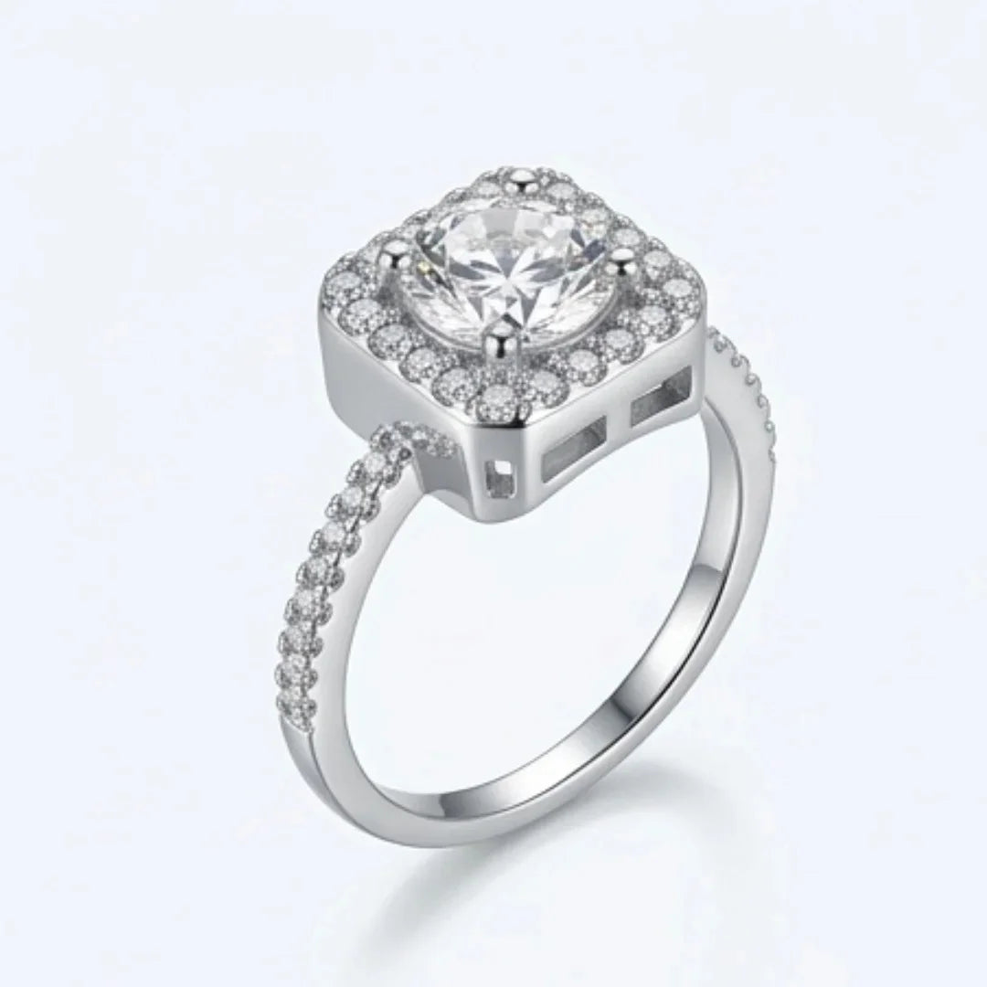 1 Carat Moissanite Ring | D-Color Stone | Code MR-13