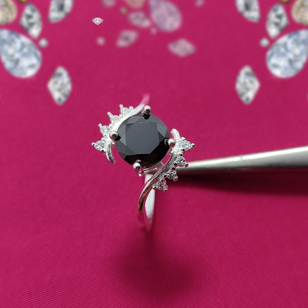 Tourmaline S925 Silver Ring | Italian Craftsmanship