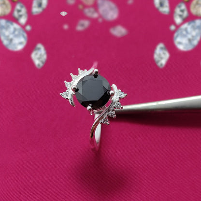 Tourmaline S925 Silver Ring | Italian Craftsmanship