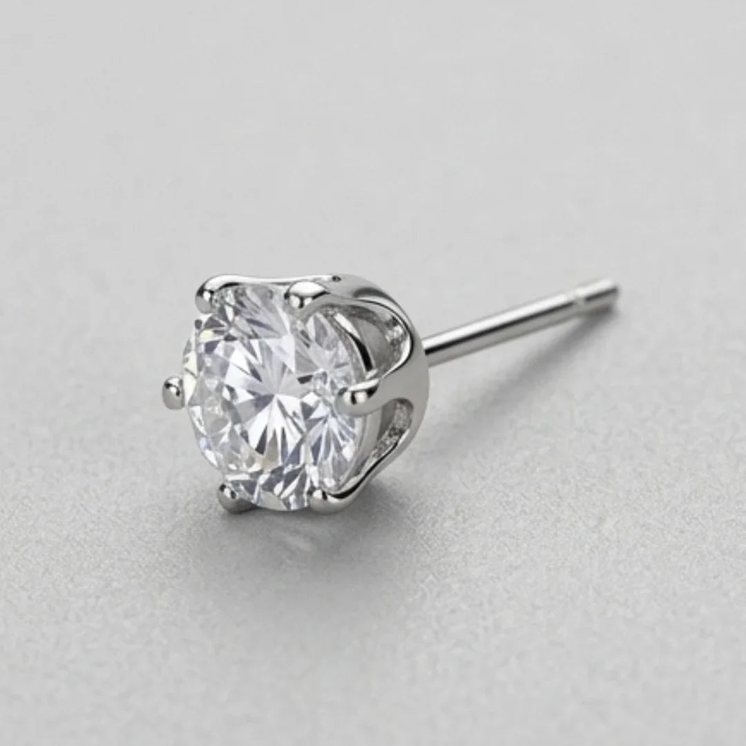 Moissanite Earring Studs |  D-Color & VVS1 Clarity | CODE-10