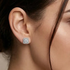 Moissanite Earring Studs | D-Color & VVS1 Clarity | CODE-11