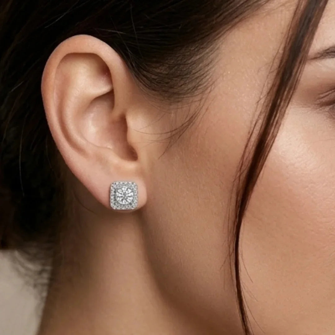Moissanite Earring Studs | D-Color & VVS1 Clarity | CODE-11