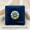 Green Moissanite Diamond | Brighter Than Diamond | VVS1 | D-Color Sparkle