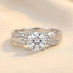 Moissanite Diamond Ring | D-Color