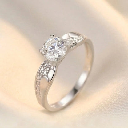 Moissanite Diamond Ring | D-Color