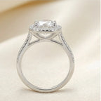 Moissanite Diamond Ring for Women – D-Color | Pure Silver 925