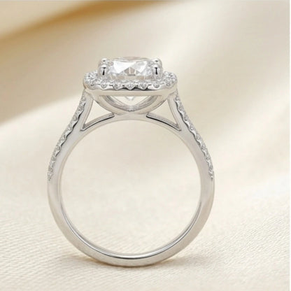 Moissanite Diamond Ring for Women – D-Color | Pure Silver 925